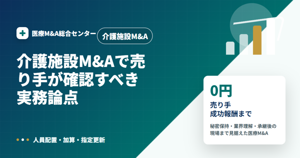 介護施設M&Aの医療M&A解説アイキャッチ画像