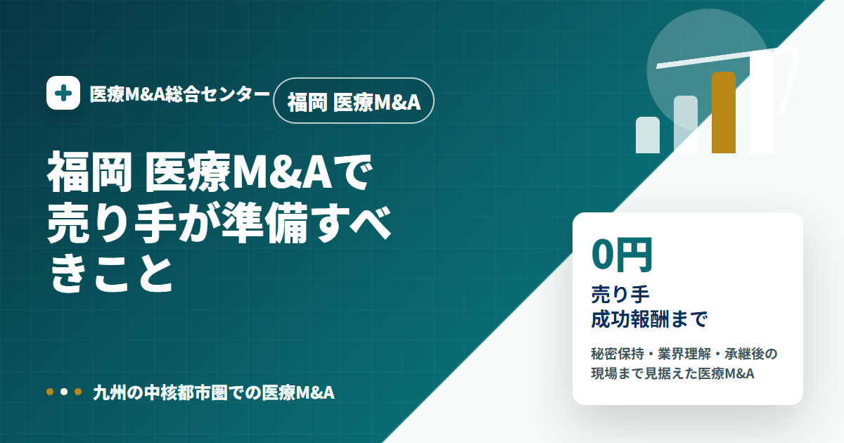 福岡 医療M&Aの医療M&A解説アイキャッチ画像