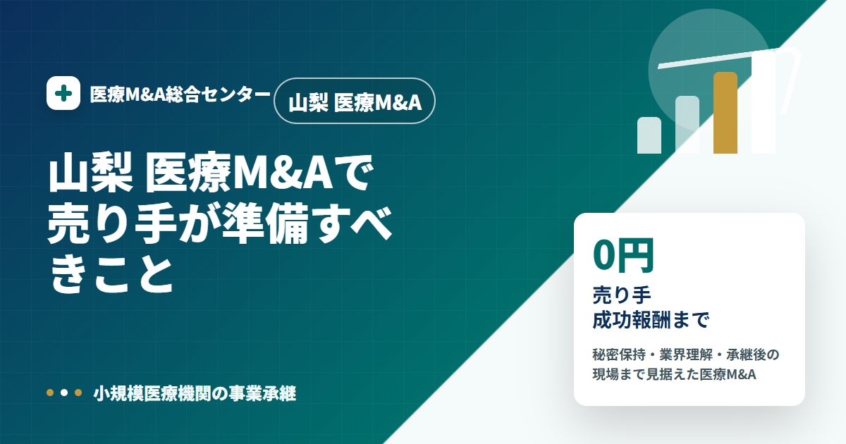 山梨 医療M&Aの医療M&A解説アイキャッチ画像